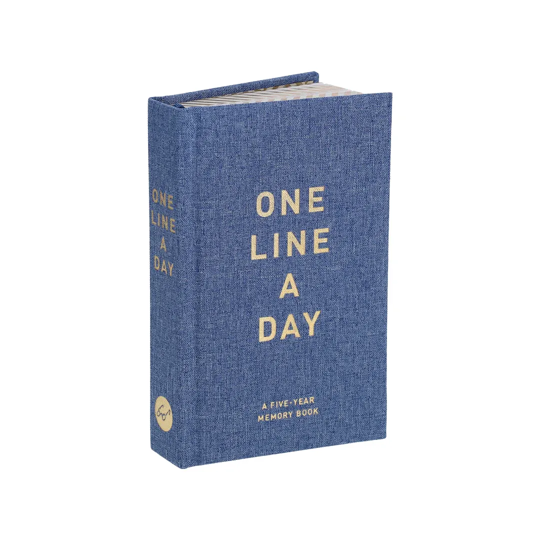 Denim One Line A Day Memory Book