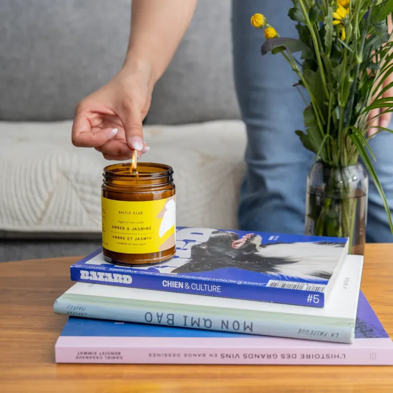 Amber + Jasmine Candle