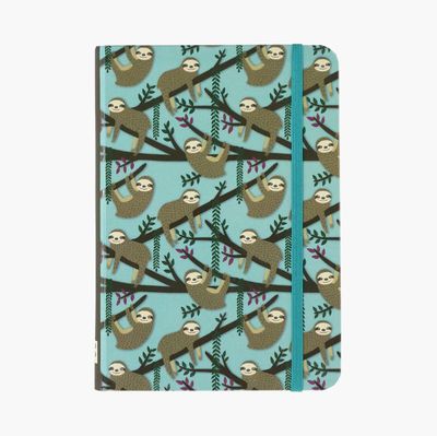 Journal Small Sloths Blue