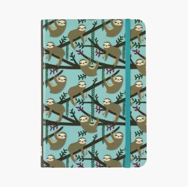 Journal Small Sloths Blue
