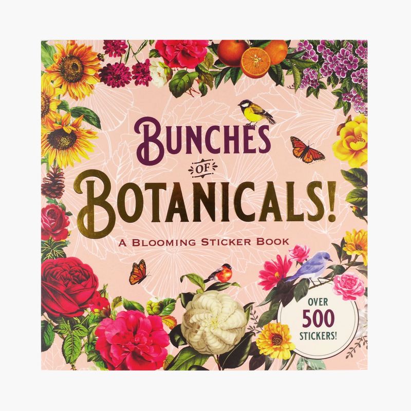 Sticker Book Bunches Of Botanicals