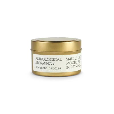 Travel Tin Candle Astrological Storming