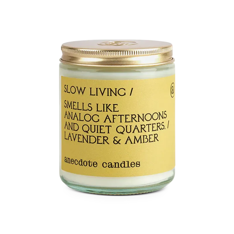 Jar Candle Slow Living