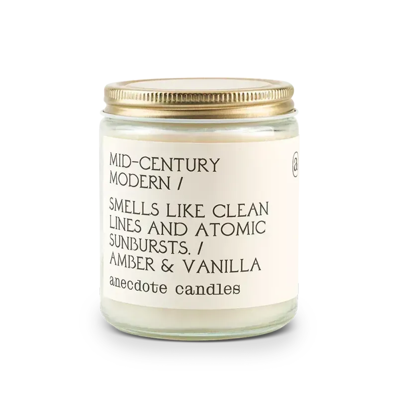 Jar Candle Mid-Century Modern