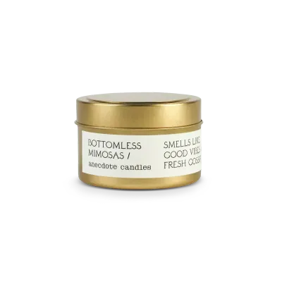 Travel Tin Candle Bottomless Mimosas
