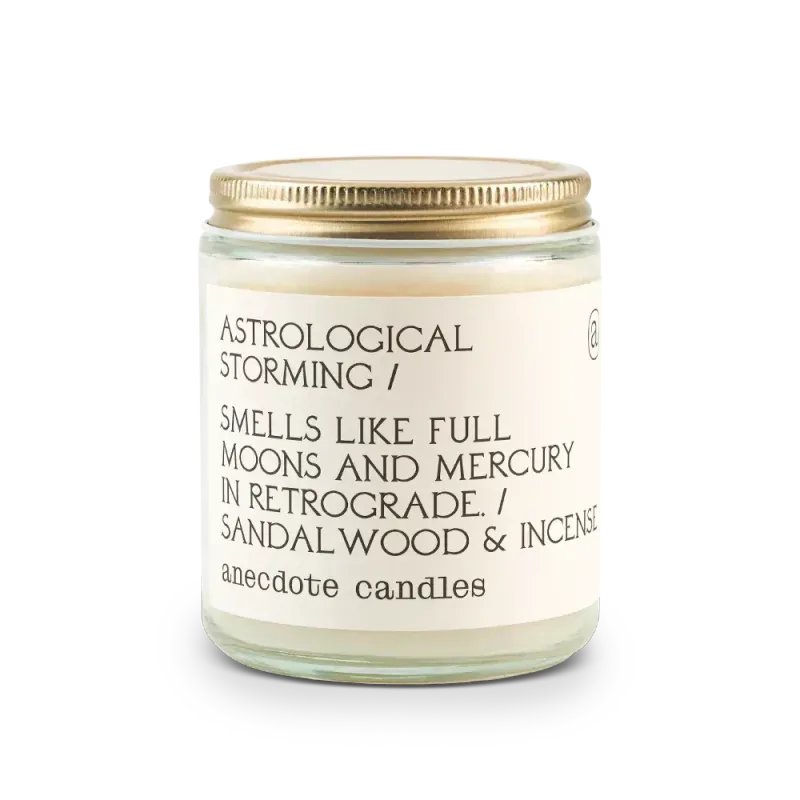 Jar Candle Astrological Storming