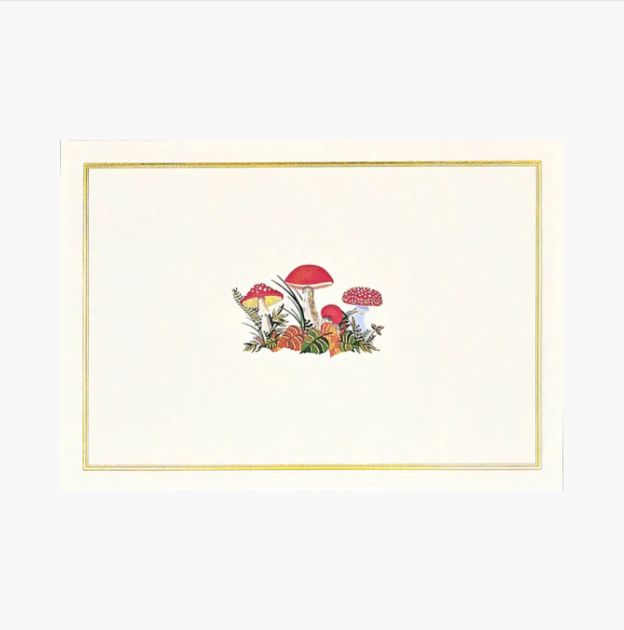 Note Cards Mushrooms