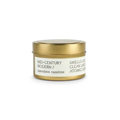 Travel Tin Candle Mid-Century Modern