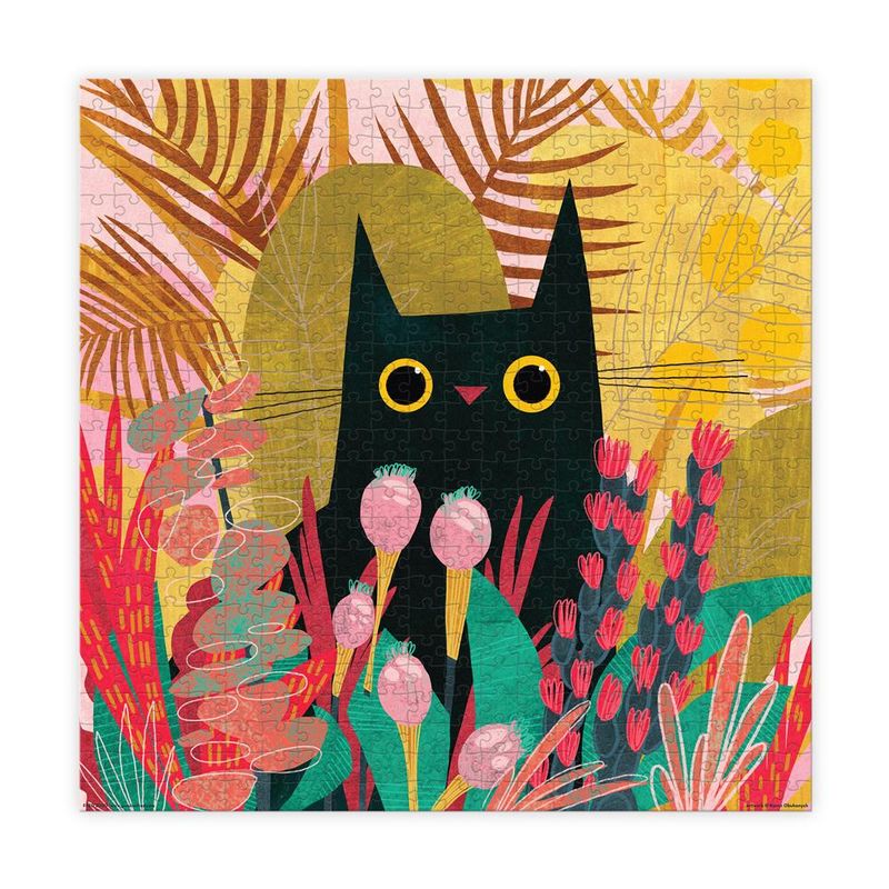Puzzle 500 Piece Black Cat