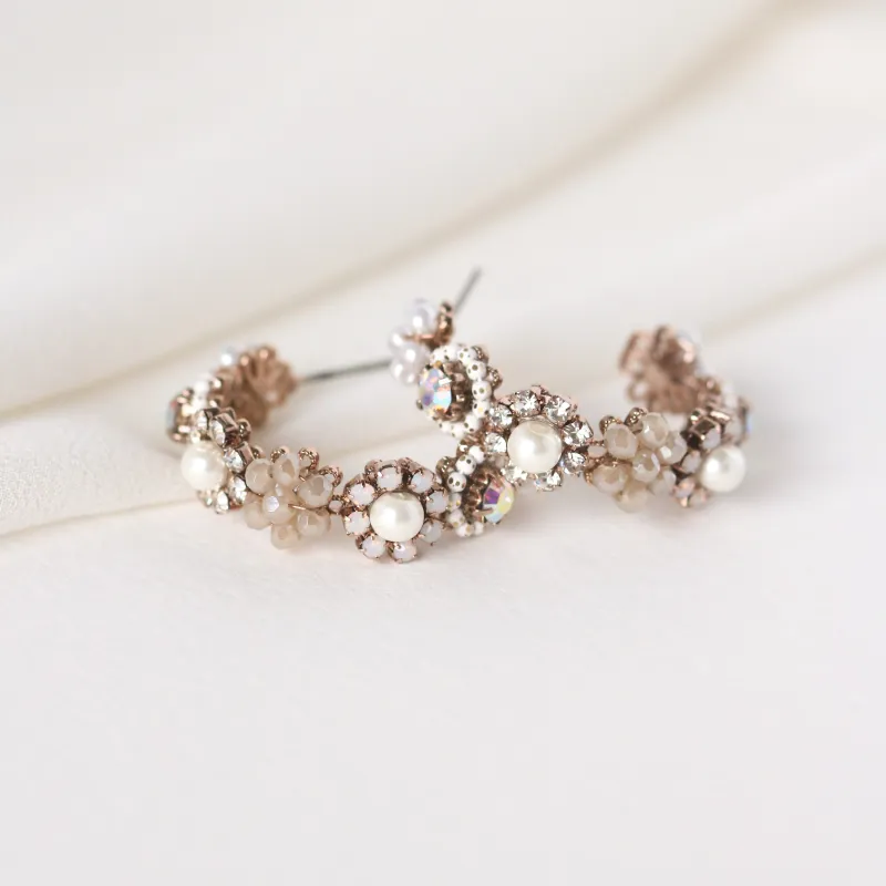 Bloom Crystal Hoop