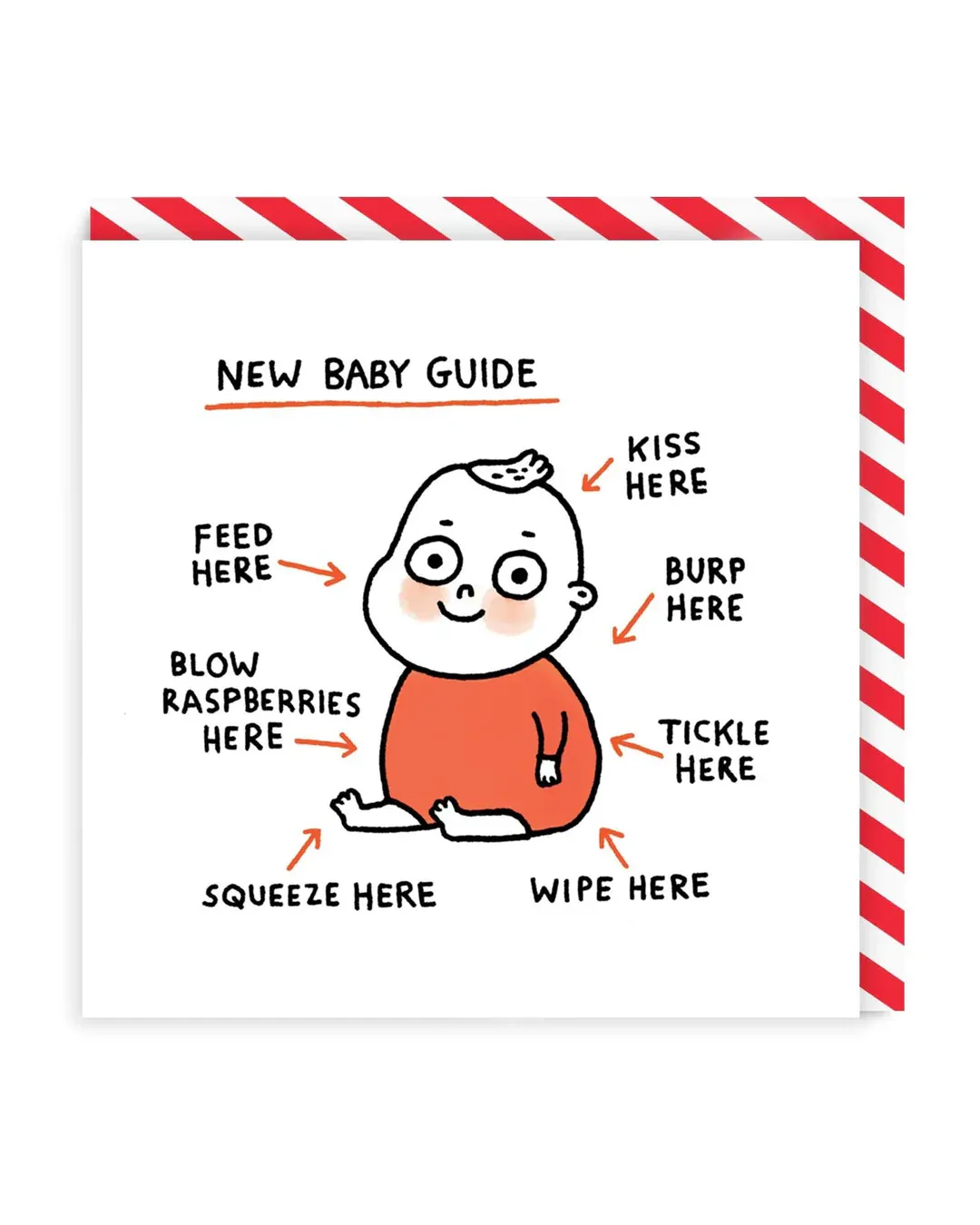 New Baby Guide Square Card