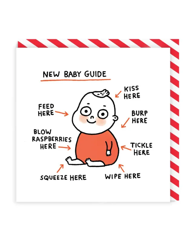 New Baby Guide Square Card