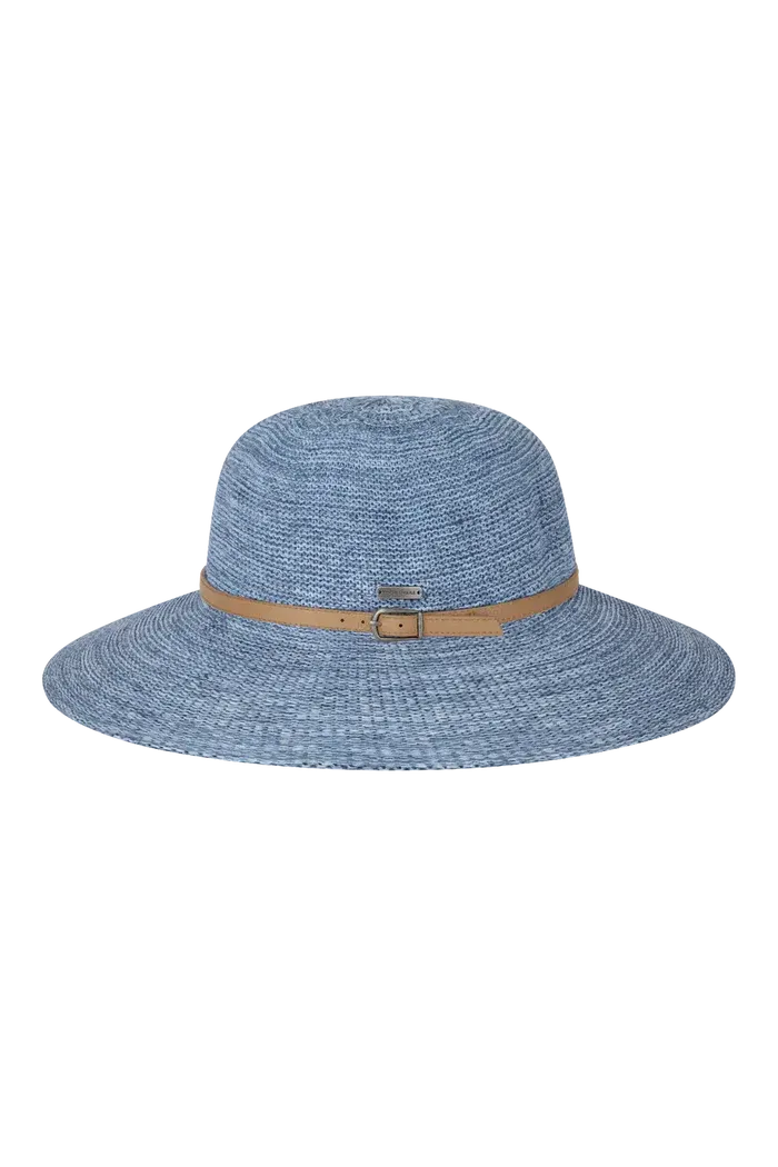Wide Brim Hat Leslie Mid Blue