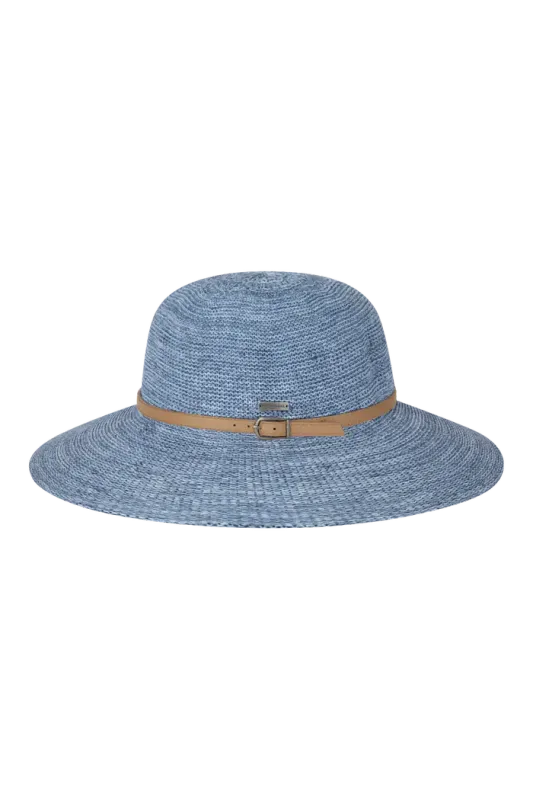 Wide Brim Hat Leslie Mid Blue