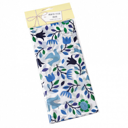 Tissue Paper 10 Sheets Folk Doves