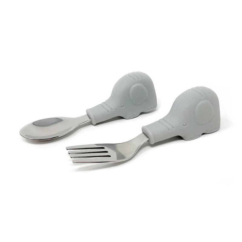 Training Utensils Set Grey Elephant