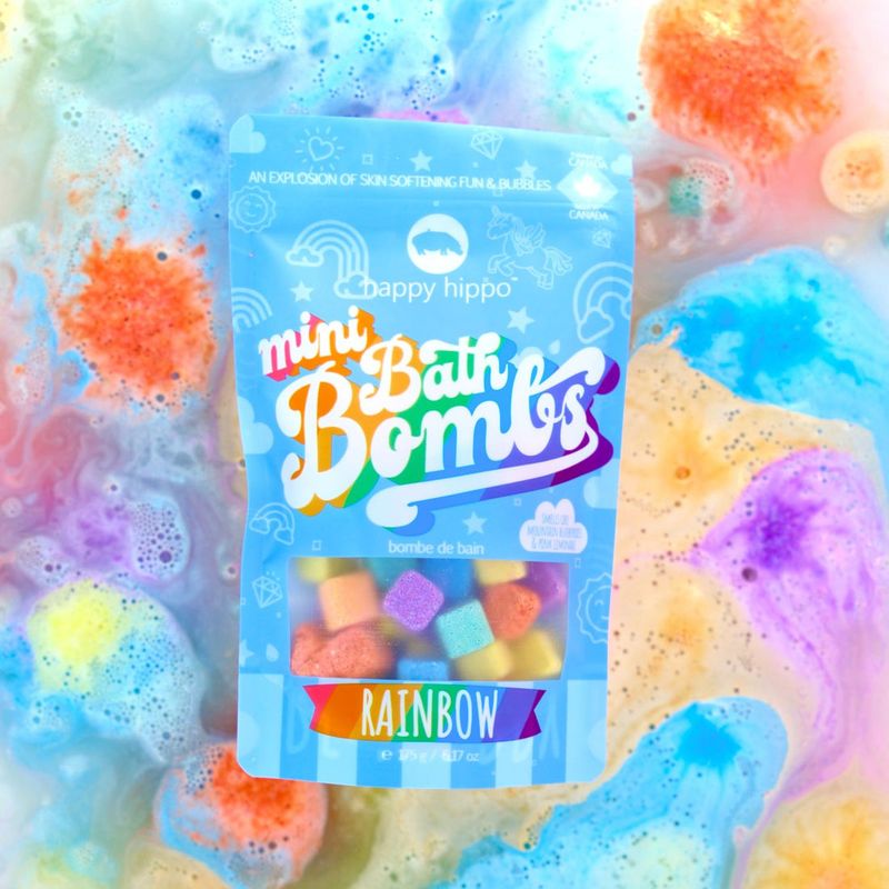 Mini Bath Bombs Rainbow