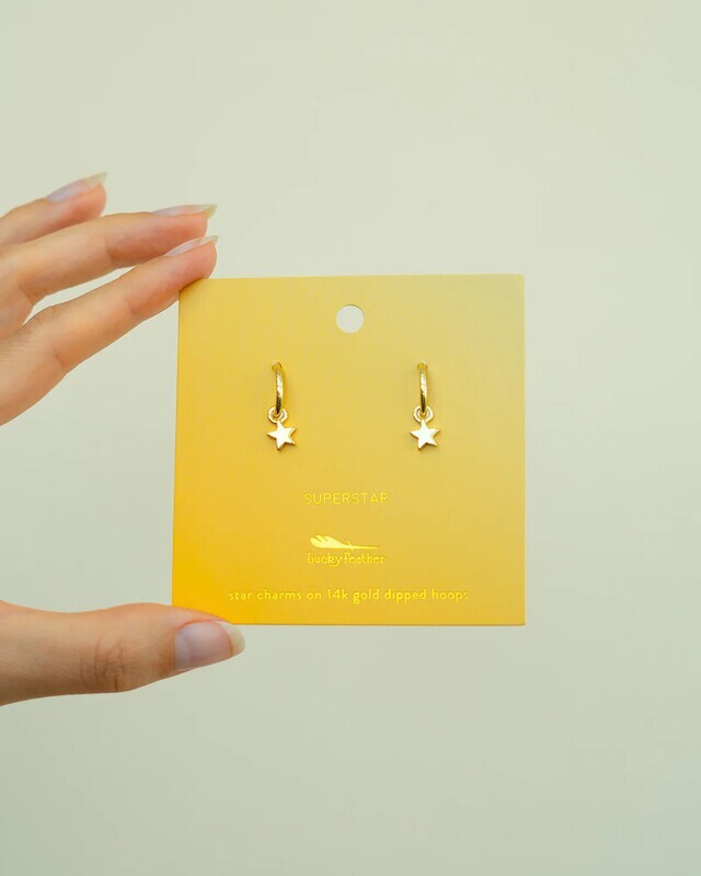 Earrings Star Hoops Superstar