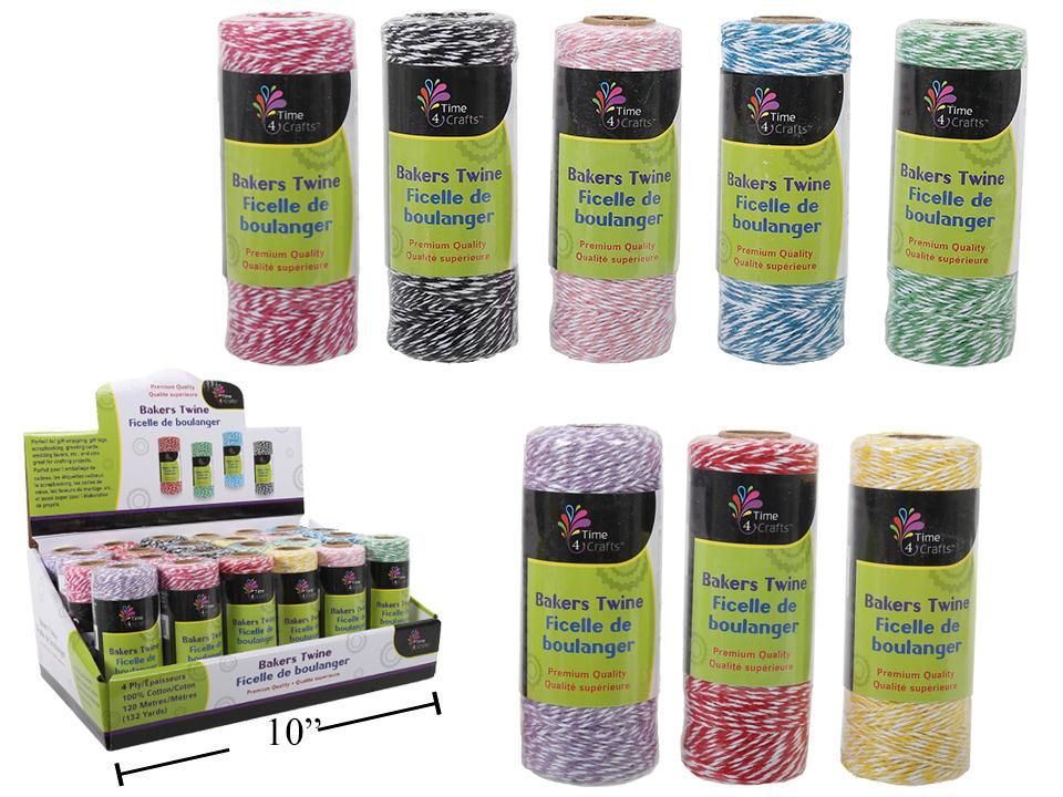 Cotton Baker's Twine  120 Metres  Assorted