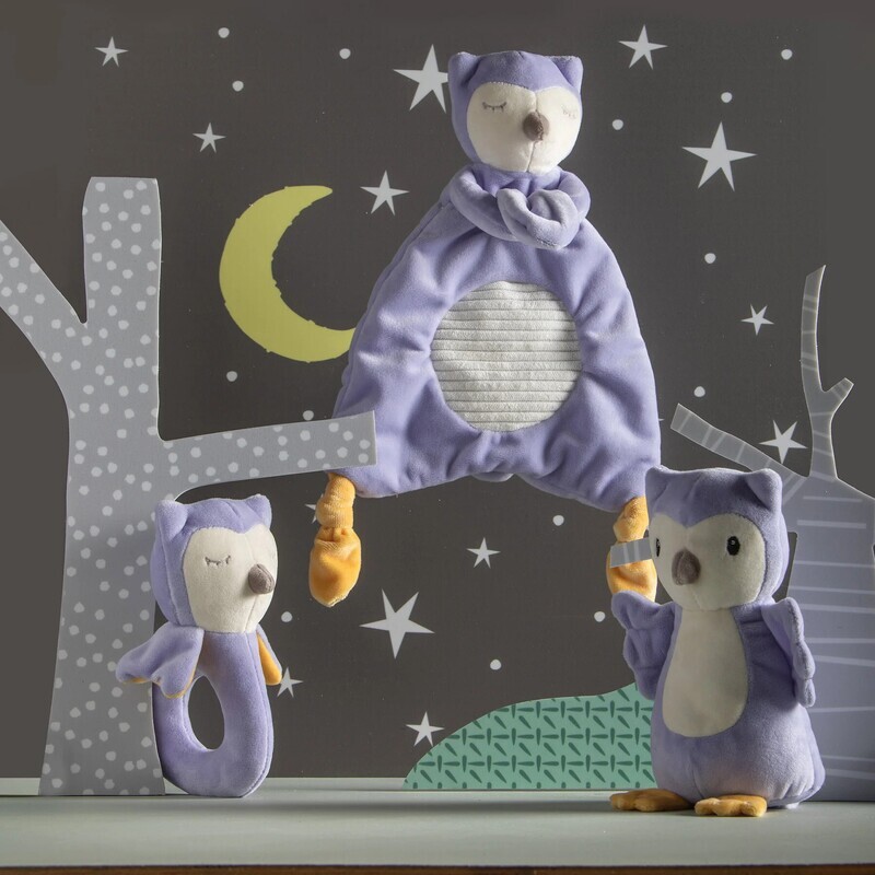 Leika Little Owl Rattle 6"