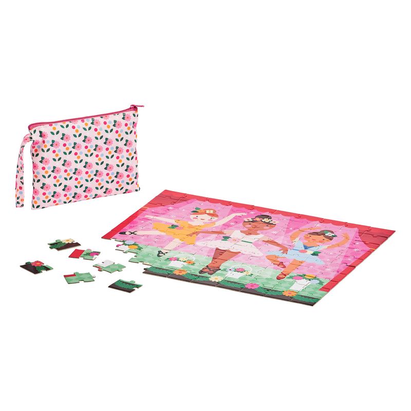Two-Sided On-the-Go Travel Puzzle Ballerina