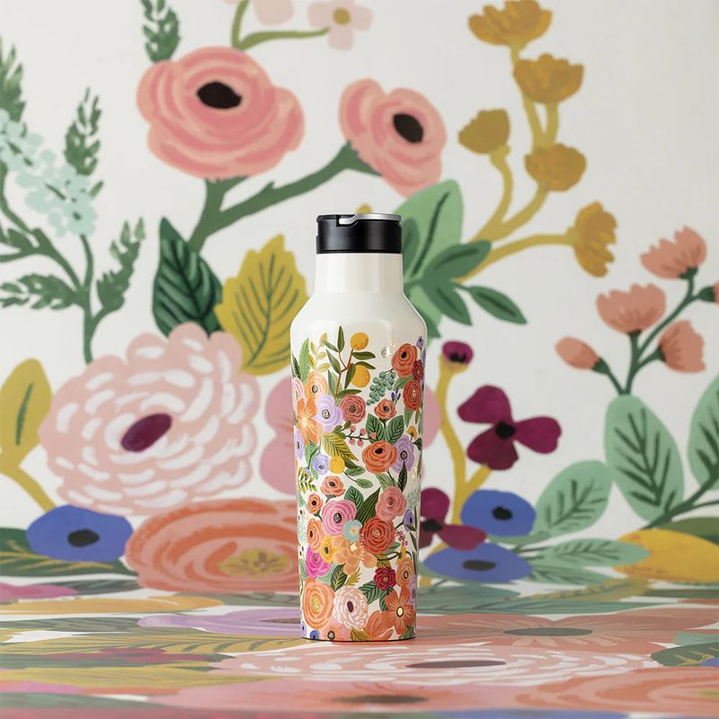 Sport Canteen 20oz Rifle Paper Co. Garden Party Cream