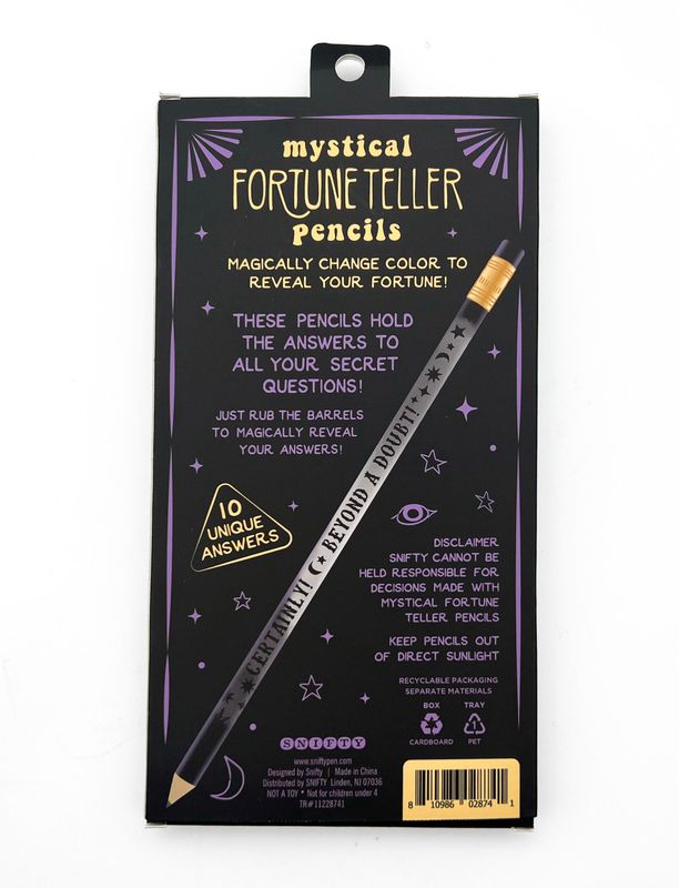 Pencil Set Mystical Fortune Teller