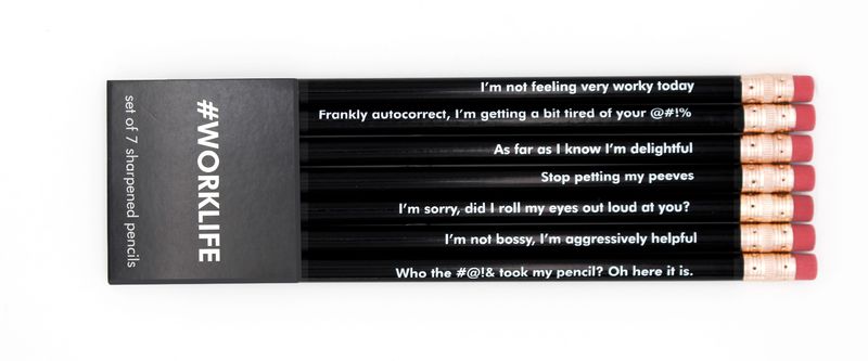 Pencil Set #Worklife