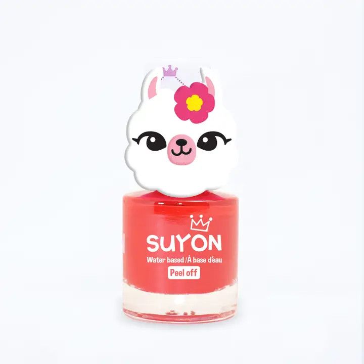 Llama Ring Nail Polish Bright Red