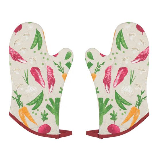 Oven Mitt Set of 2 Veggies