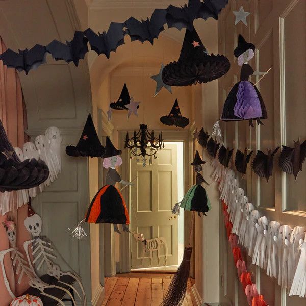 Flying Honeycomb Witch Decoration
