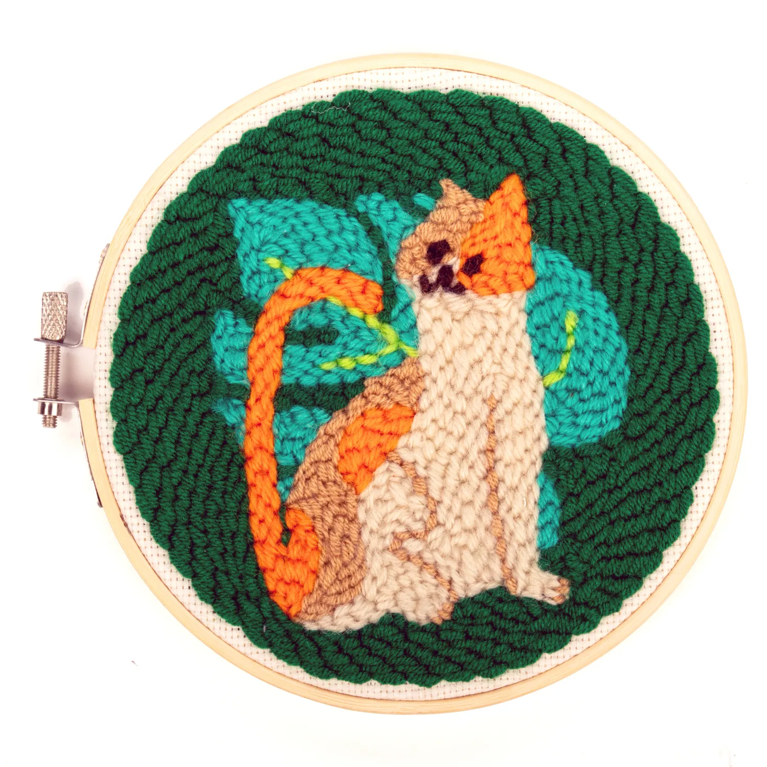 Punch Needle Kit Cat