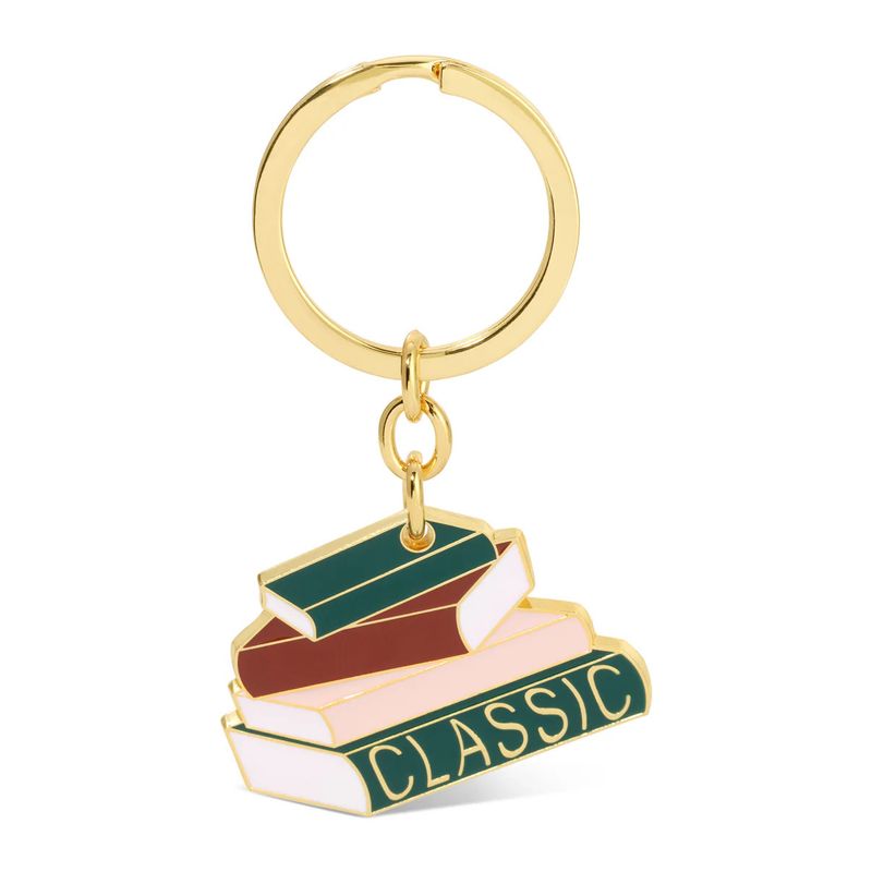Book Lover's Keychain + Bookmark Classic