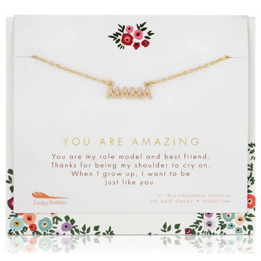 You Are Amazing, Mama - Necklace &amp; Card