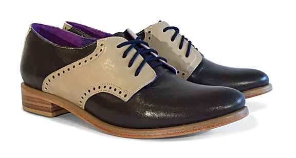 Veneto Ankle Saddle Shoe Chocolate &amp; Cream, Size: 6