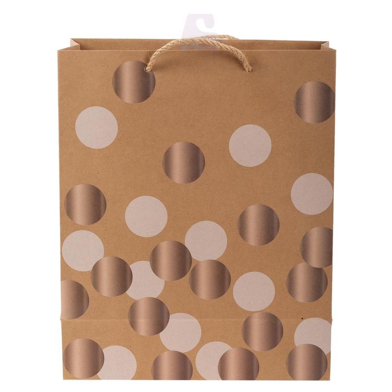 Large Gift Bag Iridescent Dots