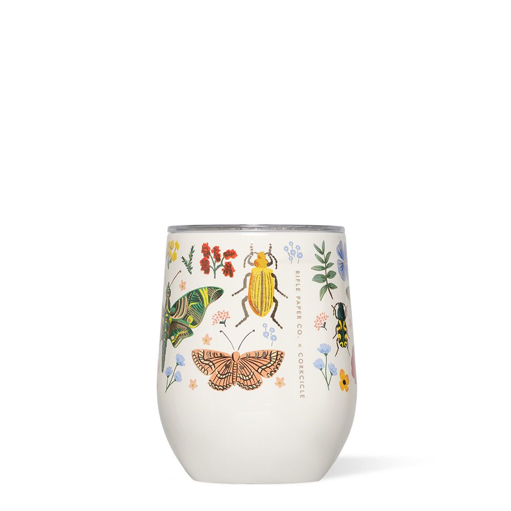 Stemless 12oz Rifle Paper Co. Curio Cream