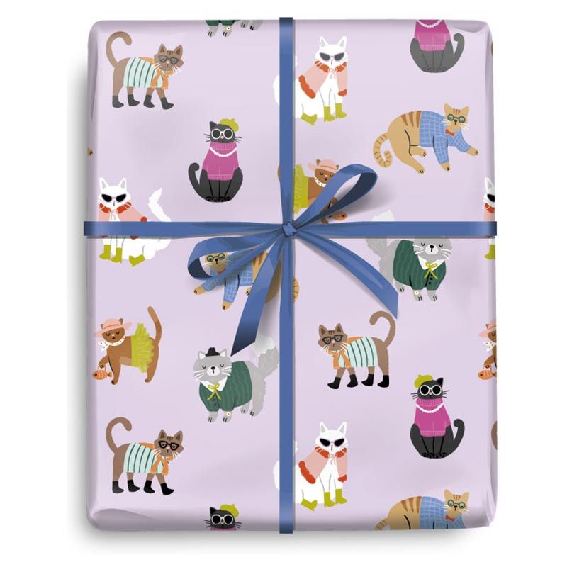 Gift Roll Wrap Hipper Cat
