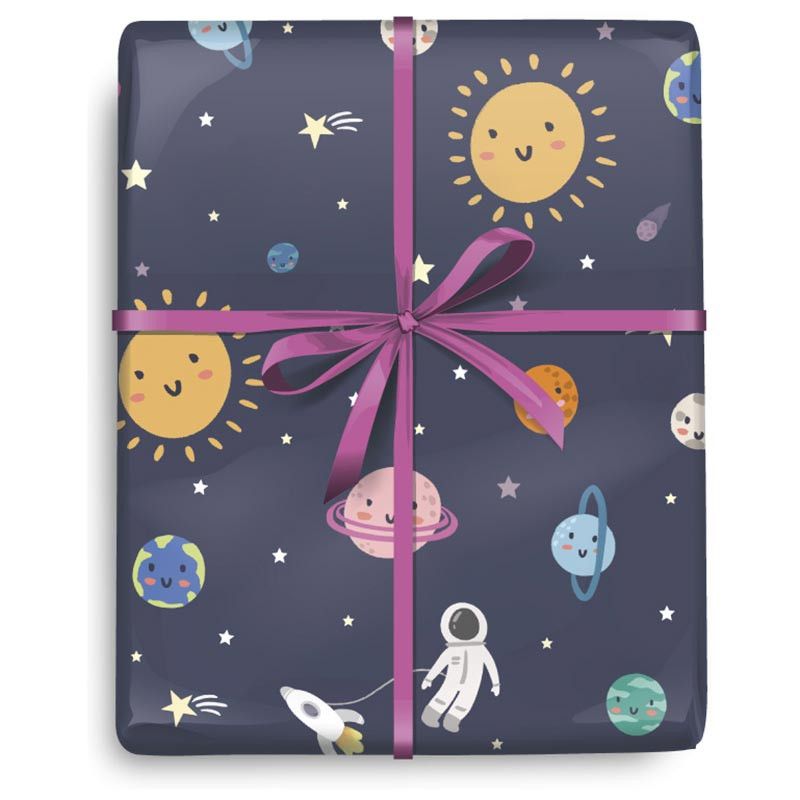 Gift Roll Wrap Outer Space