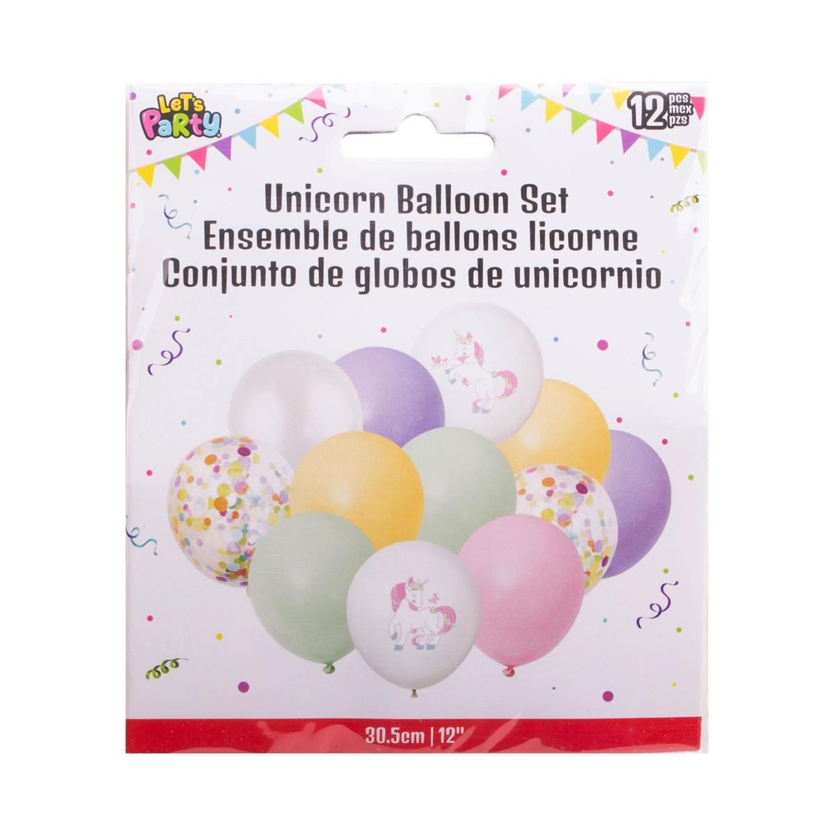Unicorn Balloon Set 12pc