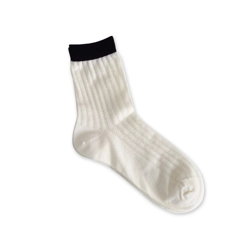 Sunday Socks Black Stripe