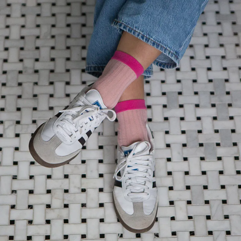Sunday Socks Bubblegum Solid