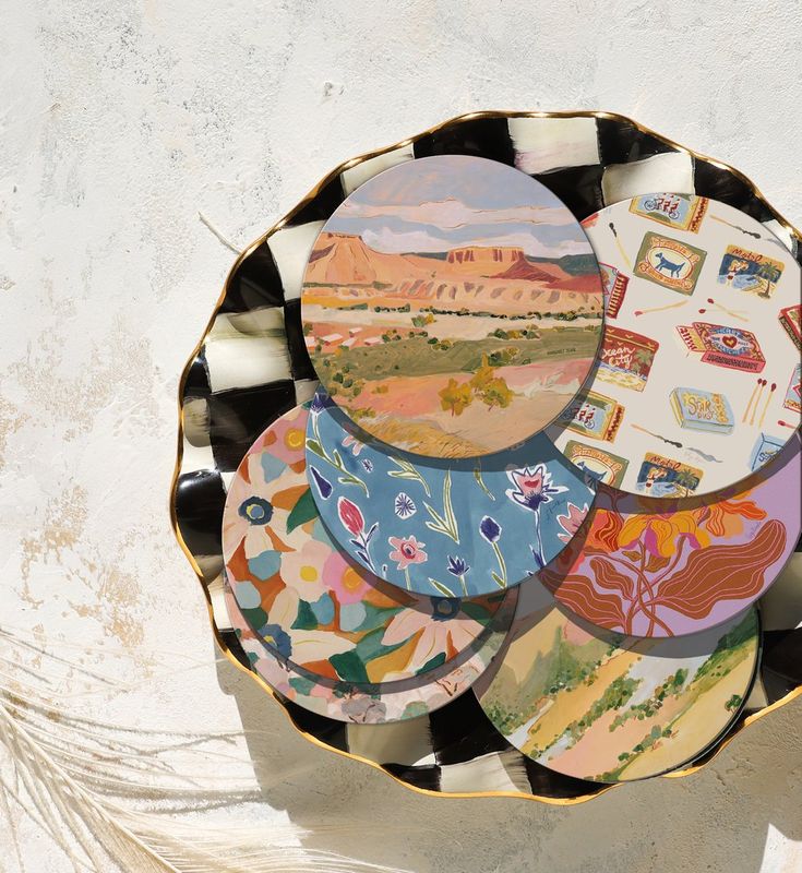 Ditzy Flowers Coaster