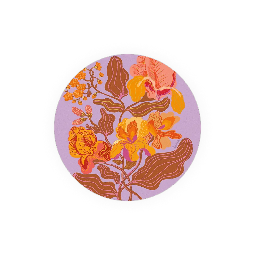 Groovy Flowers Coaster