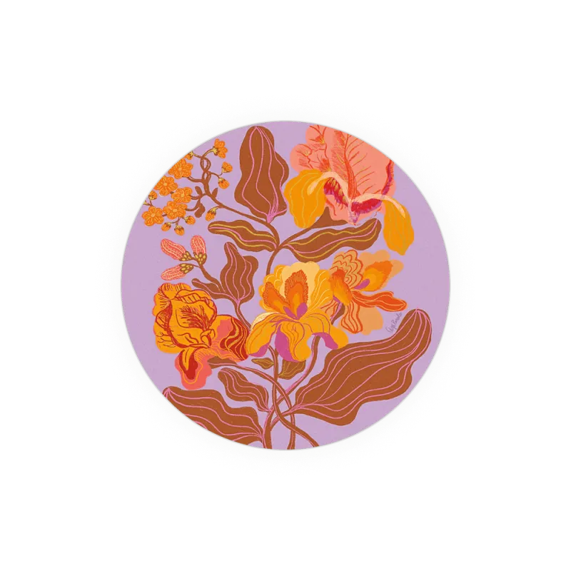 Groovy Flowers Coaster