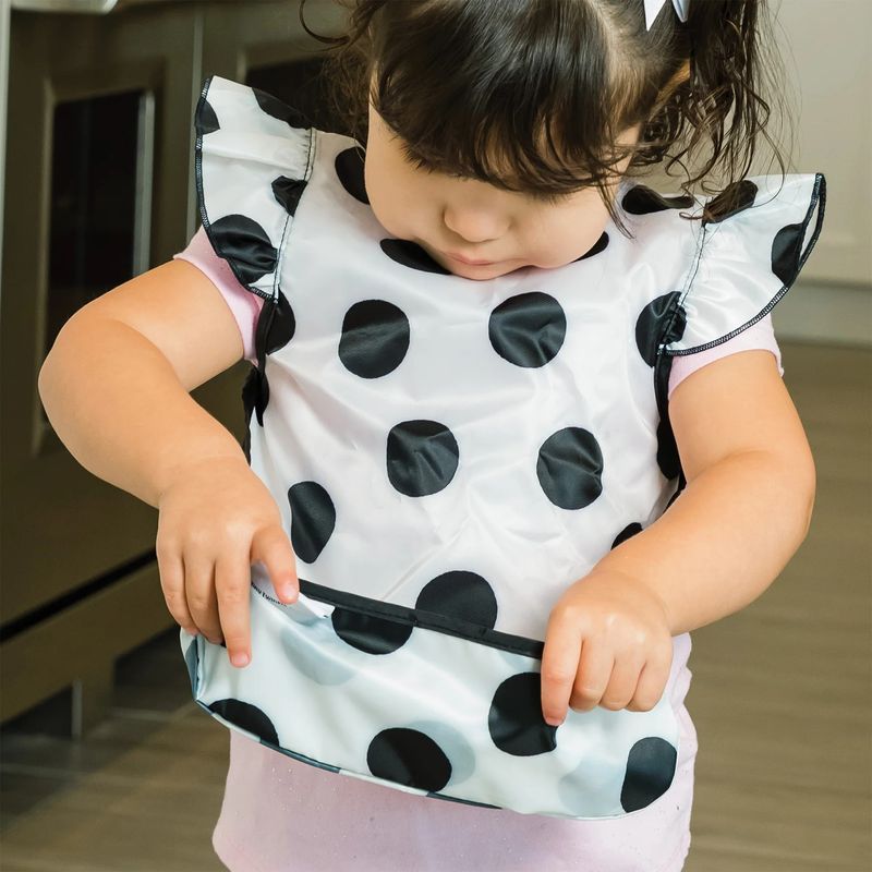 Mess-Proof Apron Bib Polka Dot