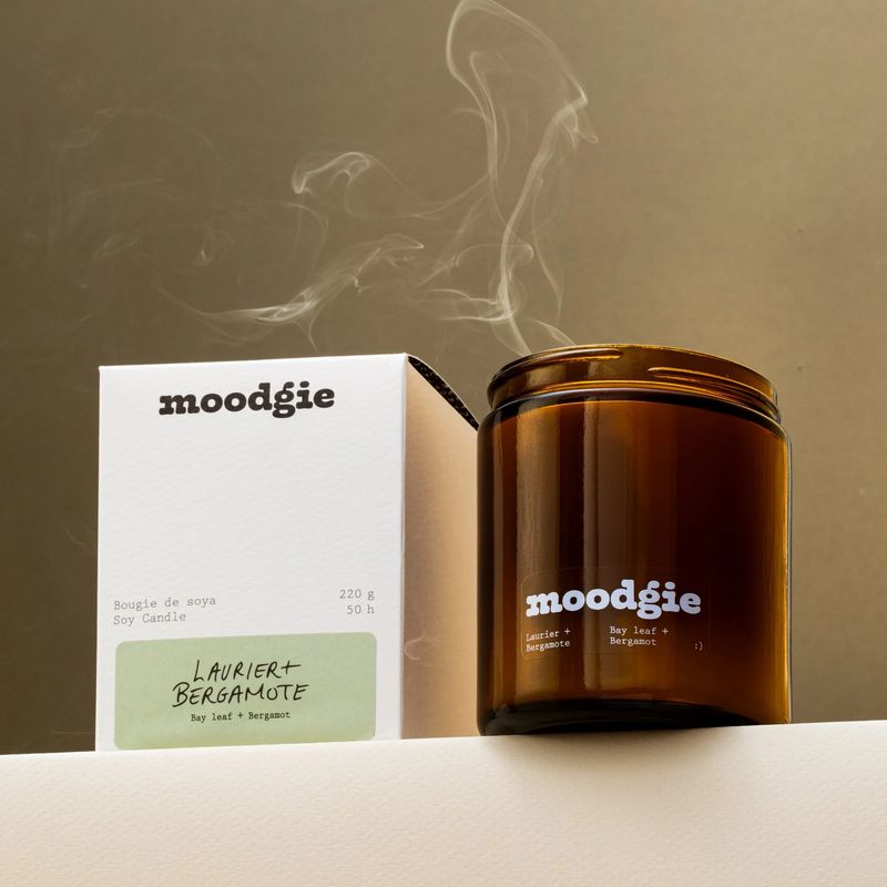 220g Candle Bay Leaf + Bergamot