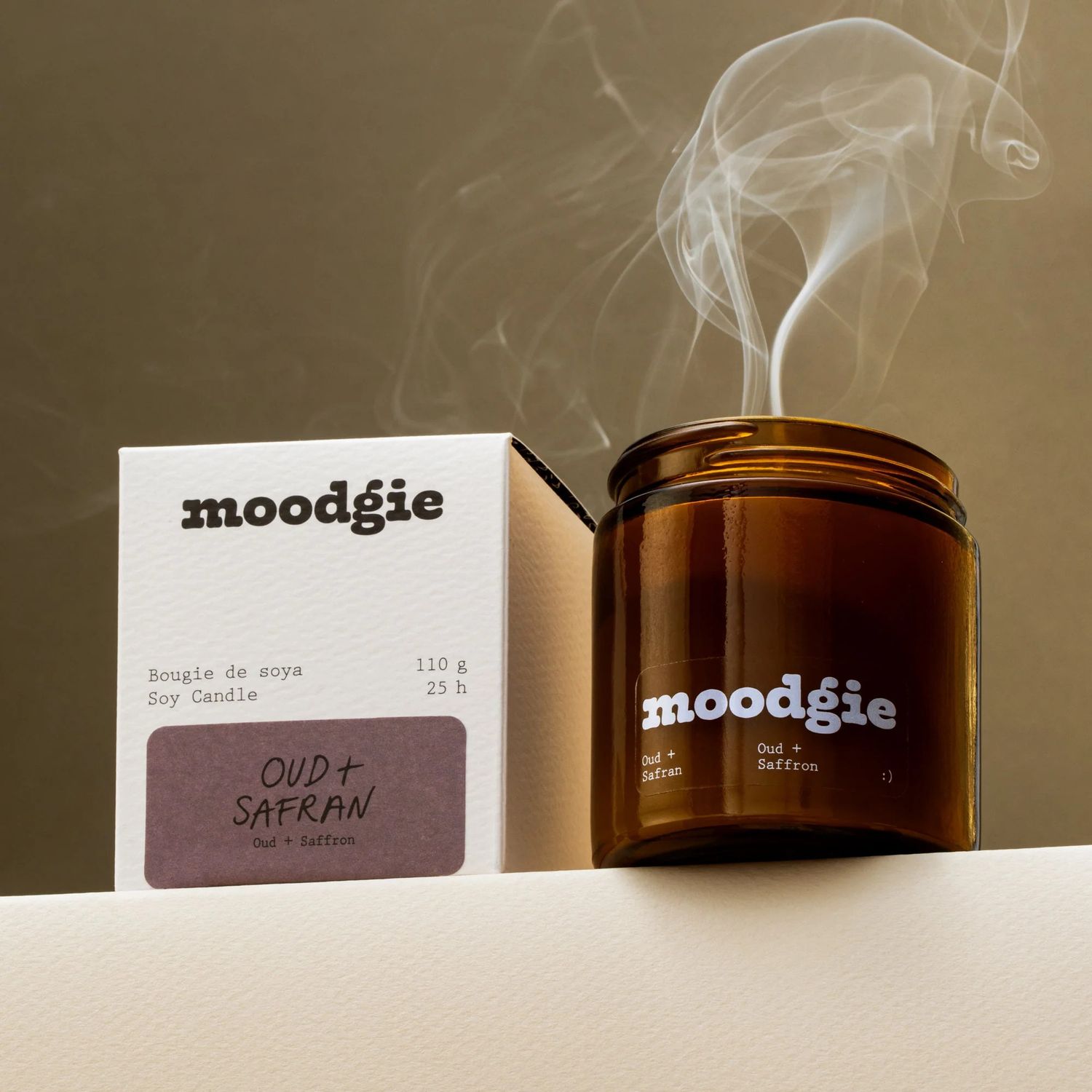 110g Candle Oud + Saffron