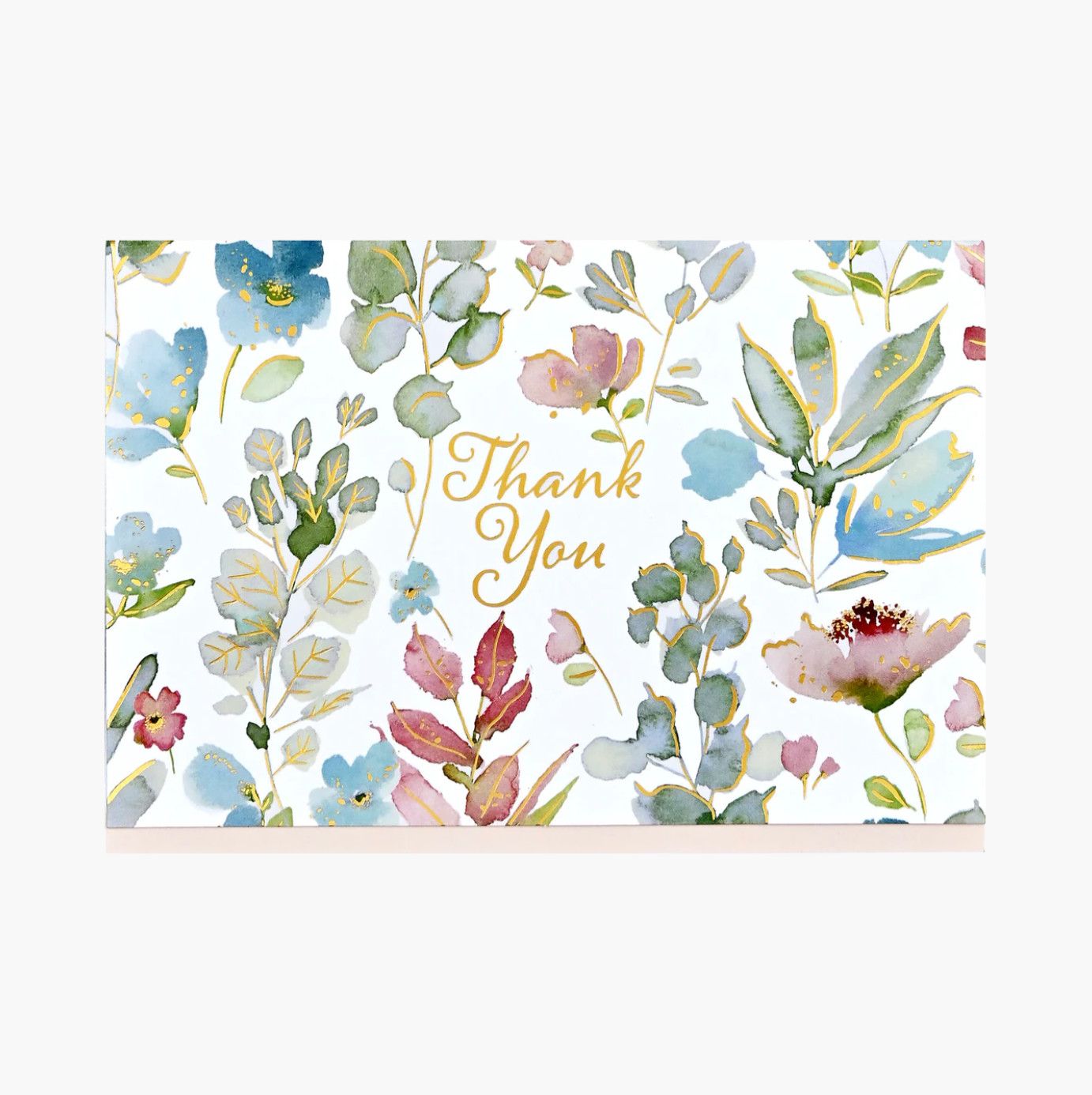 Note Cards Floral Watercolour Thank You