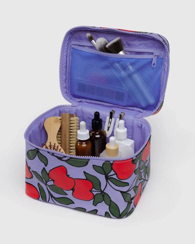 Large Cosmetic Case Apple Tree